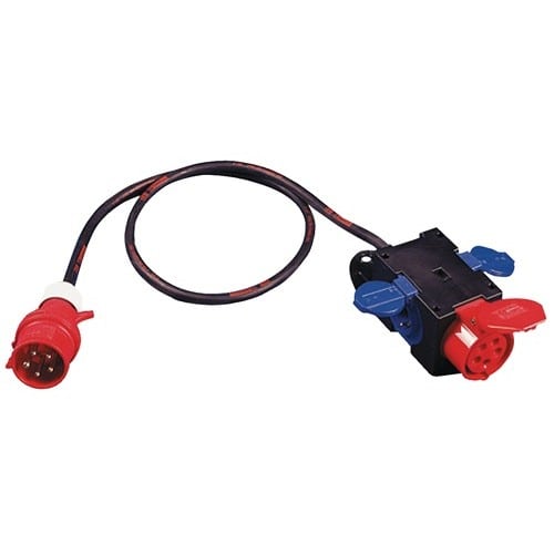 JÄGER DIREKT Kompaktverteiler CEE-16 A,5-polig 1xCEE 16 A,2x230V 5x2,5mm² JÄGER DIREKT