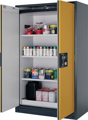 ASECOS Sicherh.-Schrank Typ90 H1953xB1193xT615mm anthrazit/lichtgrau Vollblechtüren TSA