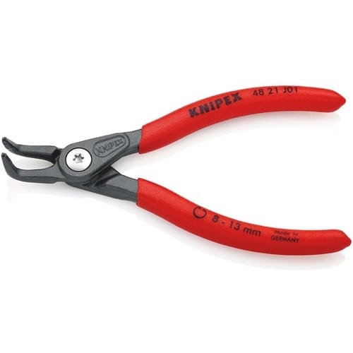 KNIPEX Präzisionssicherungsringzange J 01 f.Bohrungen D.8-13mm L.130mm KNIPEX