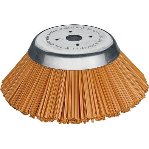 LESSMANN Kegelbürste HFB D.180mm Bohr.20,0mm PES 10mm 10000min-¹ LESSMANN