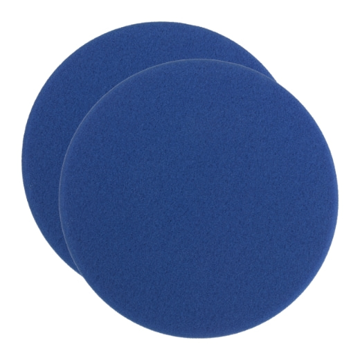 140/20 mm Polierschwamm Kletthaftung Blau
