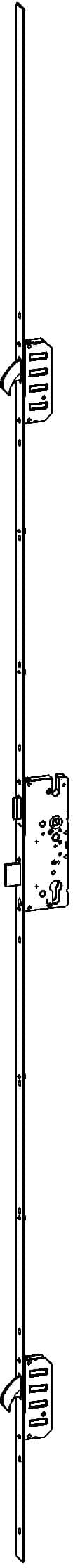 WINKHAUS Mehrfachverriegelung T-FG25360-1 L01/50 92/8 M2 RS PAL MC,