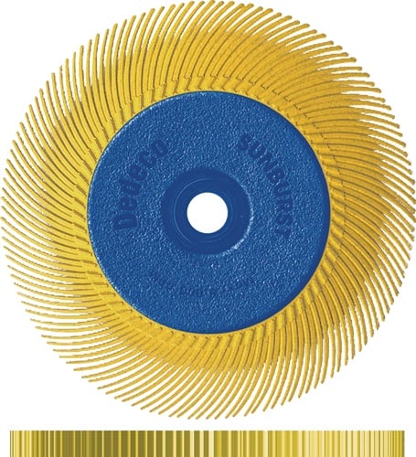 TYROLIT Radialbürste SUNBURST Ø152xB12,7x25,4mm 80 Alox/Korund TYROLIT