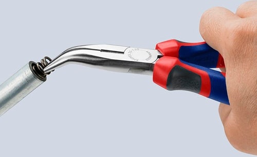 KNIPEX Flachrundzange L.160mm flachrund 40Grad gew.Comfort-Griff KNIPEX
