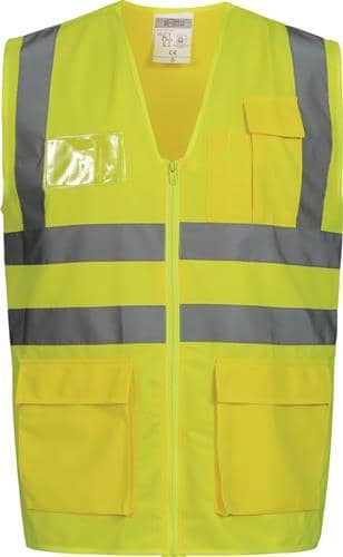 SAFESTYLE Warnweste ALBIN Gr.M gelb EN ISO 20471 Kl.EN ISO 13688 SAFESTYLE