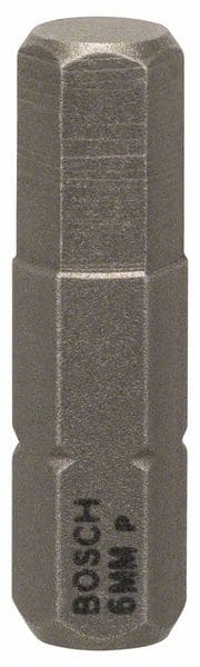 BOSCH Schrauberbit Extra-Hart HEX 6, 25 mm, 3er-Pack