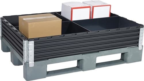 KIGA Aufsatzrahmenteiler 1 Längsteiler,3 Querteiler H.200mm PE-Kunststoff 8-fach