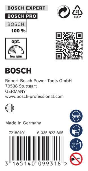 BOSCH Schalungs- und Installationsbohrer, 6 x 400 mm, d 5 mm