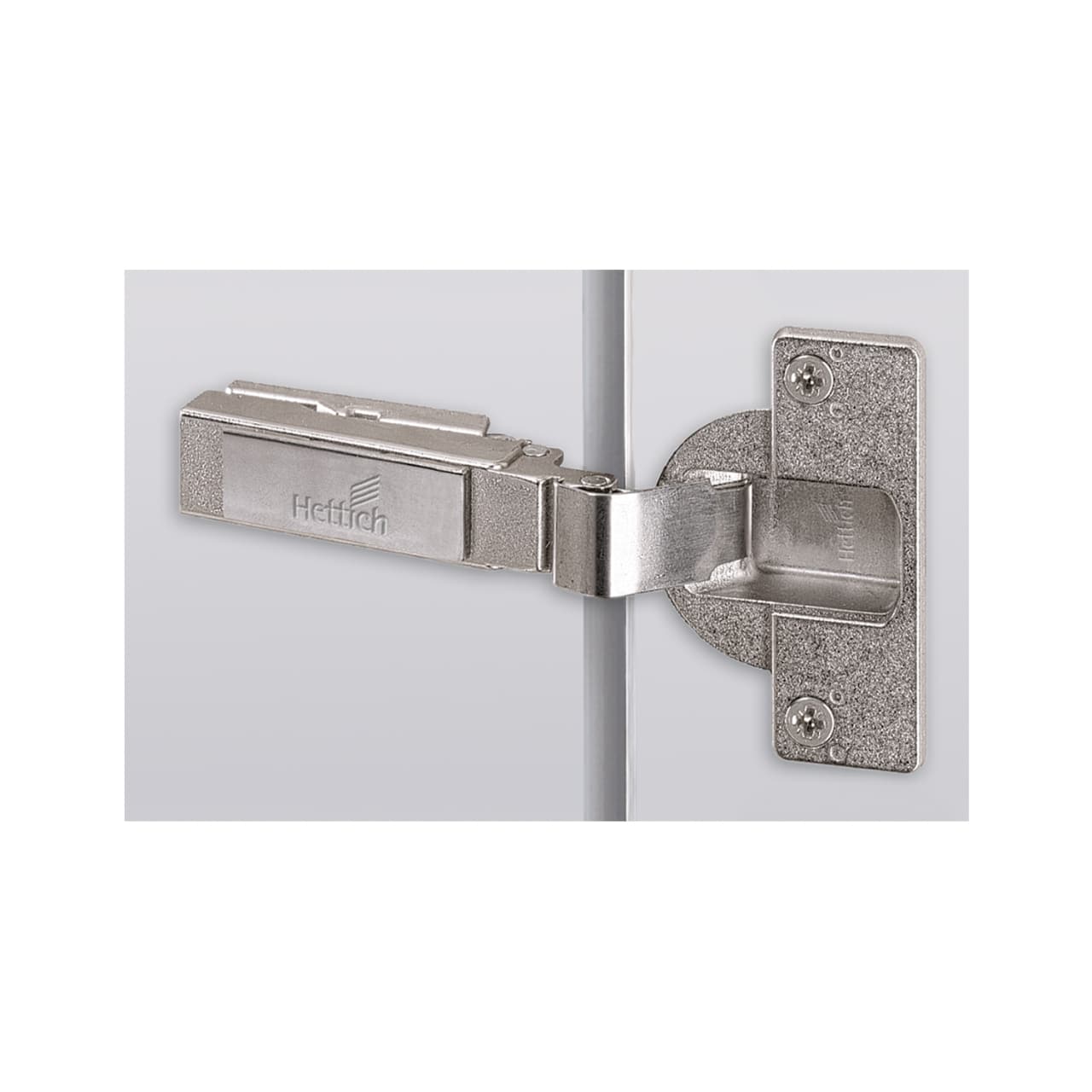 HETTICH Intermat Dicktürscharnier Spezial, Türdicke bis 43 mm (Intermat 9935), vorliegend, Öffnungswinkel 95°, Bohrbild TH 52 x 5,5 mm, zum Anschrauben (-), 73925