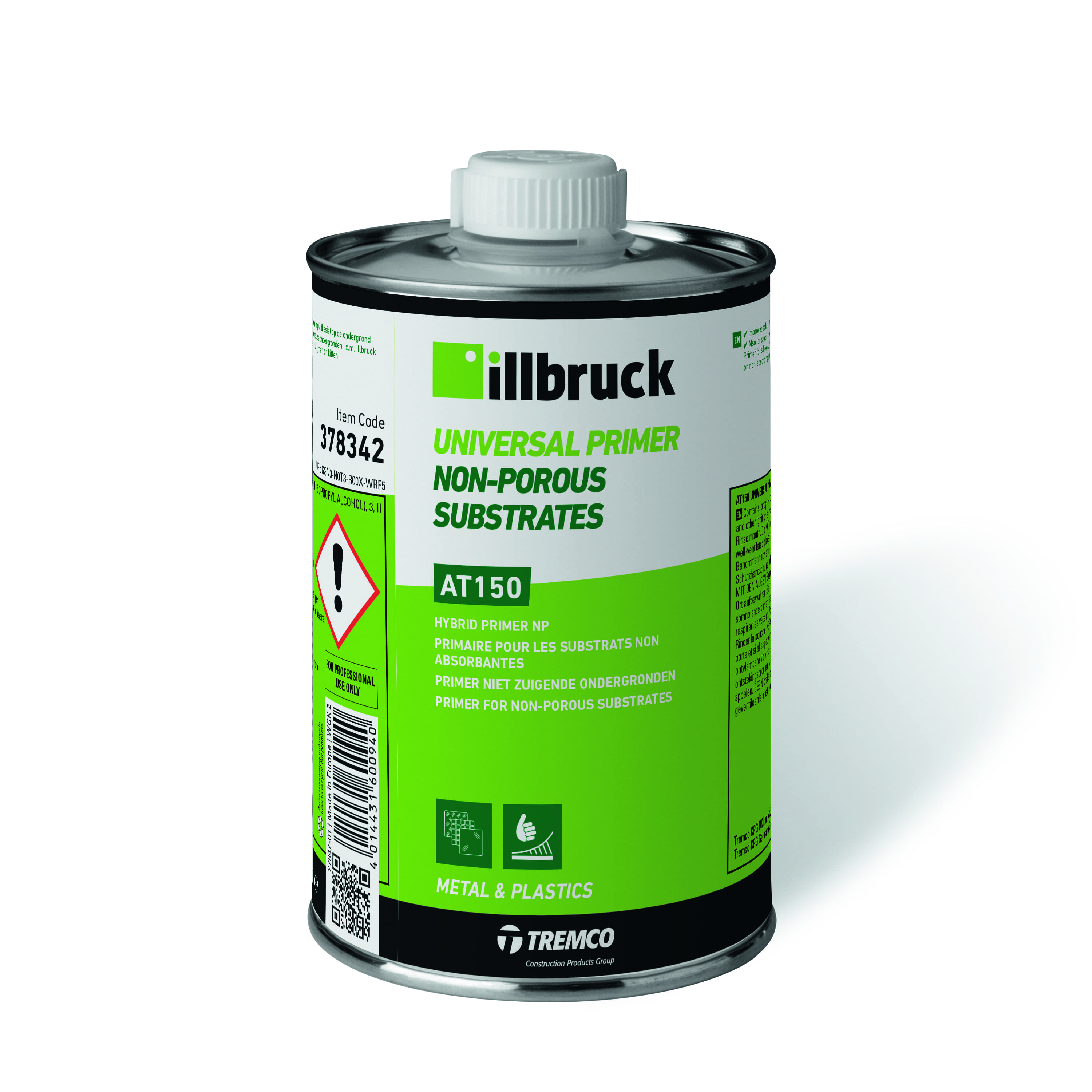 illbruck AT150 Hybrid Primer - Nicht saugende Untergründe 500ML DE-FR-NL