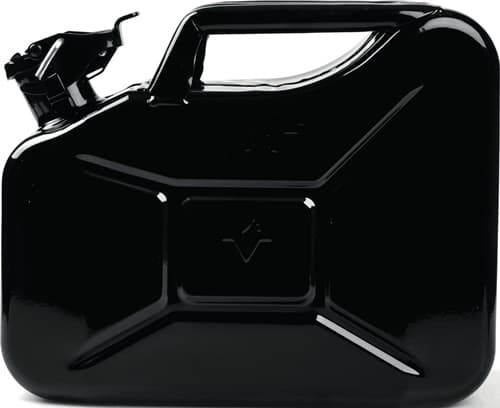 VALPRO Kraftstoffkanister 10l Schwarz RAL 9005 Stahlbl.0,9mm L345xB165xH275mm VALPRO