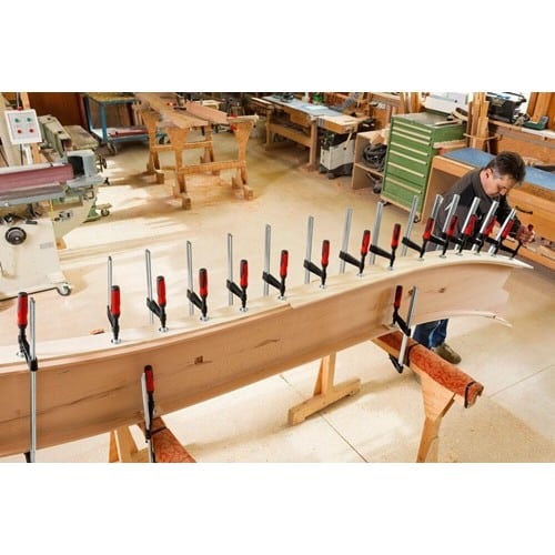 BESSEY Temperguss-Schraubknecht TGK-2K Spann-W.2000mm A.120mm 2K-Griff 35x11mm BESSEY
