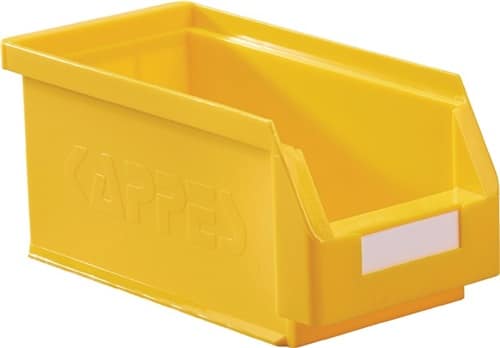 RASTERPLAN Sichtlagerkasten L290xB140xH130mm PE gelb RASTERPLAN