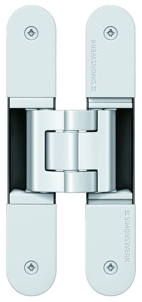 SIMONSWERK Verdecktliegendes Türband TECTUS® TE 380 3D, verkehrsweiß