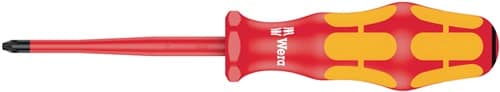 WERA Schraubendreher 165 iS Gr.PZD 1 Gesamt-L.178mm VDE isol.ext.slim WERA