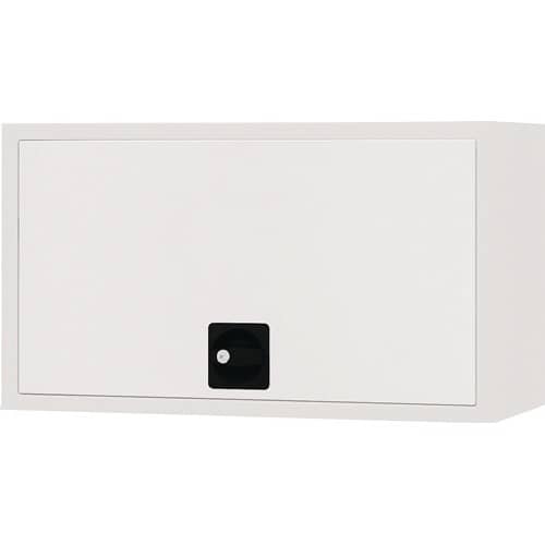 BEDRUNKA+HIRTH Hängeschrank H400xB700xT310mm Vollblechtür lichtgrau/lichtgrau