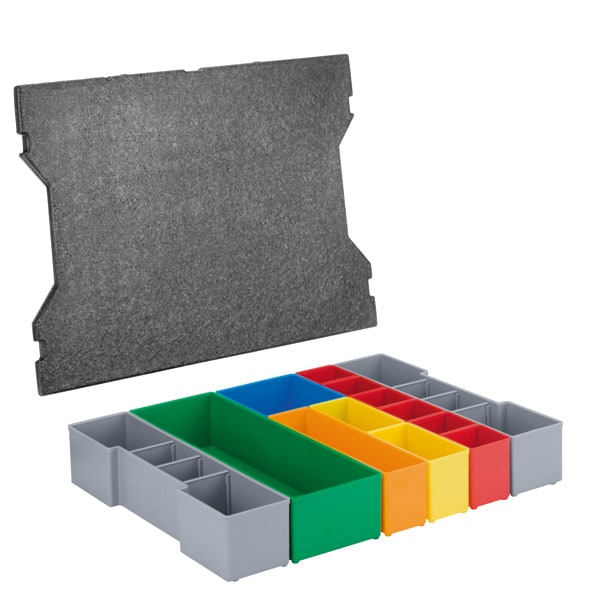BOSCH Boxen für Kleinteileaufbewahrung inset box Set 13 Stück, Passend zur L-BOXX 102