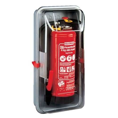 GLORIA Schutzhaube f.6kg Feuerlöscher m.zwei Spannverschlüsse u.Griffrillen
