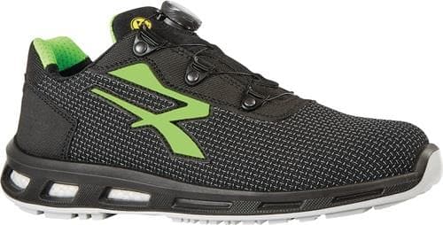 U.POWER Sicherheitsschuh RedLion MONSTER Gr.43 W.11 schwarz/grün S3S CI FO SR ESD