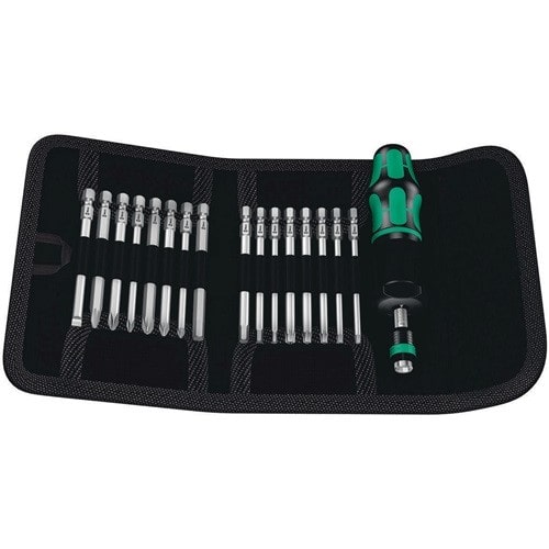WERA Drehmomentschraubendrehersatz KK 60 Torque 17-tlg.1,2-3 Nm einstellb.WERA