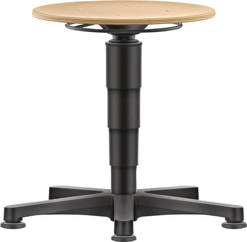 BIMOS Drehhocker Bodengleiter Buche natur Sitz-H.450-650mm HO BIMOS