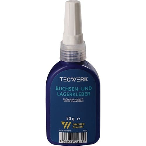 TECWERK Buchsen-/Lagerkleber hf.hv.grün 50g Flasche TECWERK