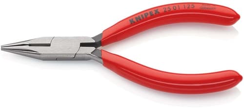 KNIPEX Flachrundzange L.125mm flach/rund ger.pol.Ku.-Überzug KNIPEX