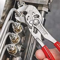KNIPEX Zangenschlüssel L.125mm Spann-W.23mm verchr.Ku.-Überzug KNIPEX