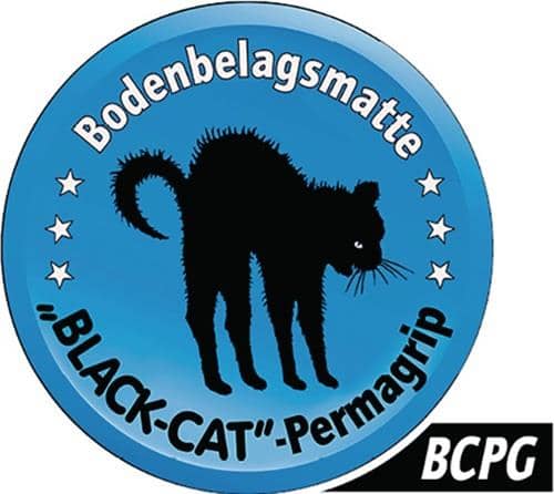 WADO MAROTECH Sicherheits-Bodenbelagsmatte BLACK-CAT Permagrip -BCG- B.0,6m L.1m D.8mm blau