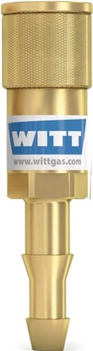 WITT Schlauchkupplung SK 100-1,SK 100-2 Brenngas 9mm Körper WITT