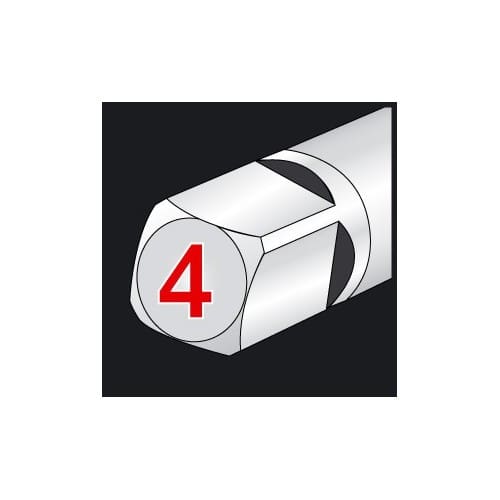 Gewindeschneidzeugsatz M3-M4-M5-M6-M8-M10-M12 44tlg.HSS RUKO