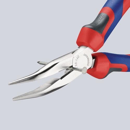 KNIPEX Flachrundzange L.160mm flachrund 40Grad gew.Comfort-Griff KNIPEX