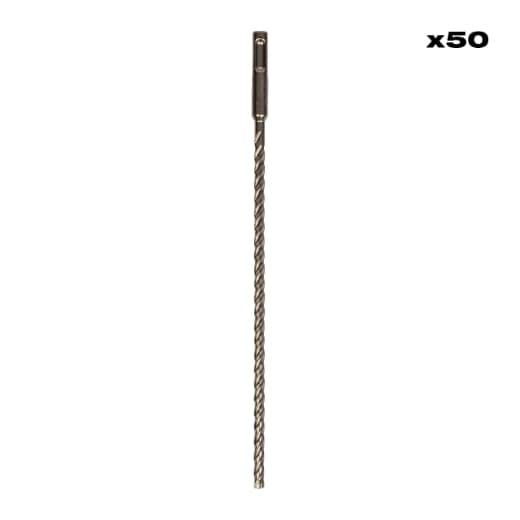 MILWAUKEE 6,5 x 265 mm, SDS-Plus 4-Schneiden Hammerbohrer MX4 SDS-Plus 50er Pack