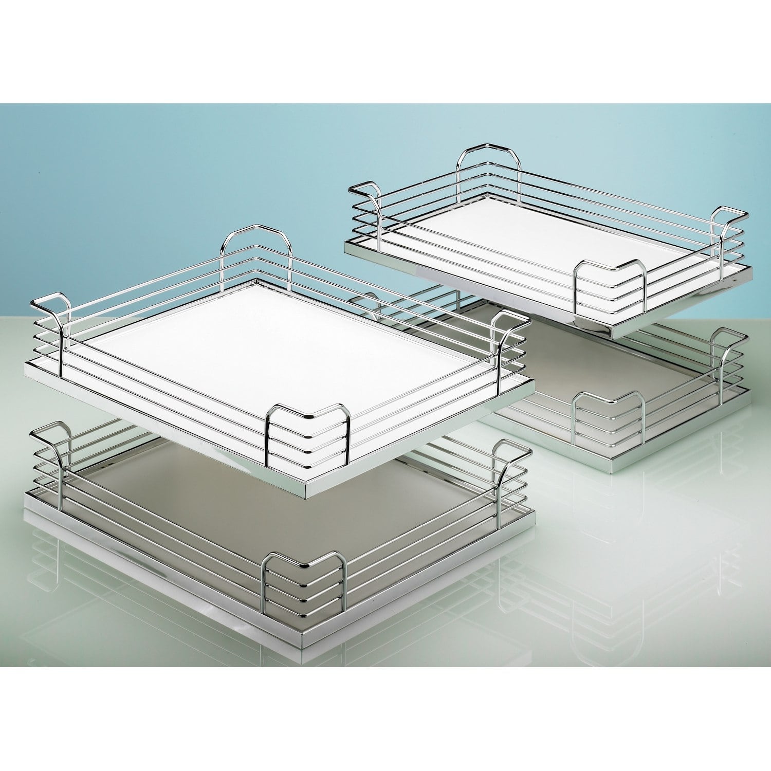 HETTICH Arena CLASSIC Rutschstopp Einhängetablare, verchromt, 13890