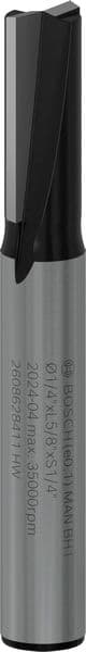 BOSCH Nutfräser 1/4", D1 6,35 mm, L 16 mm, G 48 mm