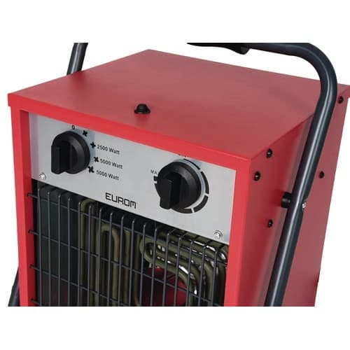 EUROM Elektroheizer 190 m³/h 0/2500/5000 W 16 A EUROM