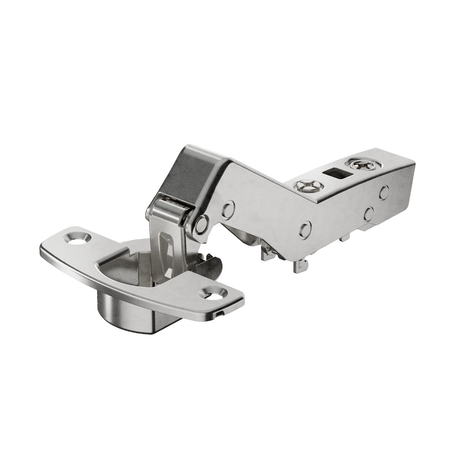 HETTICH Sensys Winkelscharnier W45 mit integrierter Dämpfung (Sensys 8639i W45), vernickelt, 9088020