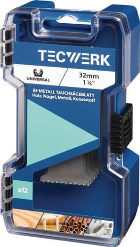 TECWERK Tauchsägeblätter B.32mm Eintauch-T.51mm 10 St.Univ.TECWERK