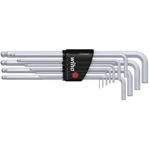 WIHA Winkelschraubendrehersatz 369 H11 11-tlg.Compact-Halter SW 1,5-10mm