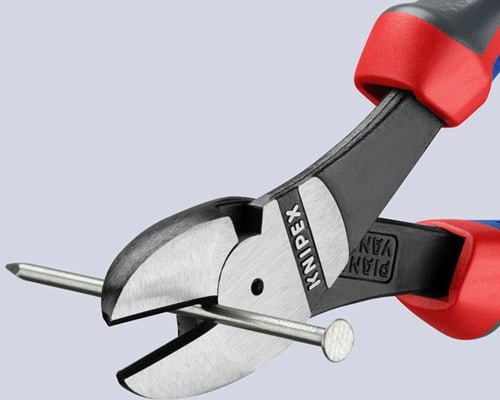 KNIPEX Kraftseitenschneider L.180mm pol.Form 0 Comfort-Griff KNIPEX
