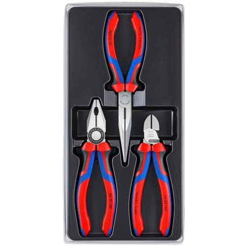KNIPEX Zangensatz Montage-Paket Inh.3tlg.Ku.-Tiefziehteil KNIPEX