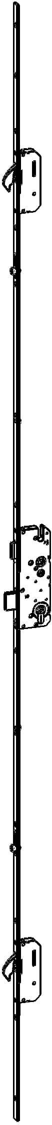 WINKHAUS Mehrfachverriegelung T-F1660 L03/45 92/8 M2 R2 MC,