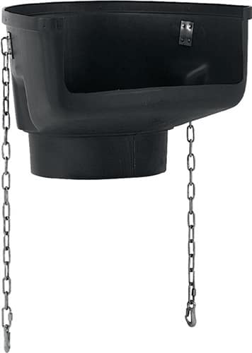 MÜBA Schuttrohrtrichter 6kg PE kurz D.oben=528mm 412mm MÜBA