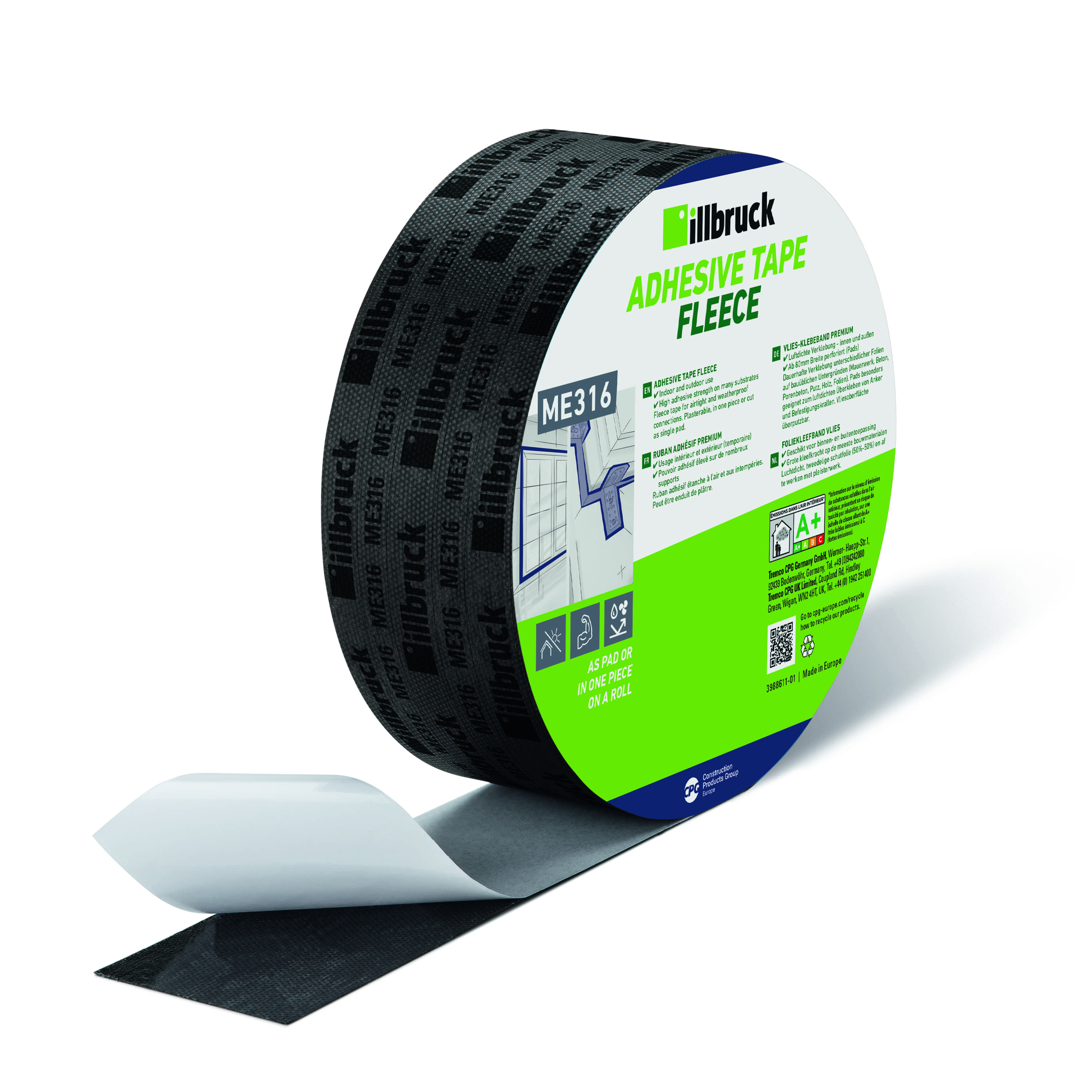 ILLBRUCK ME316 Klebeband-V Premium Pad