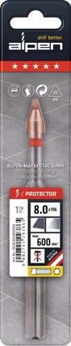 ALPEN Feinsteinzeugfliesenbohrer C PROTECTOR D.6mm ALPEN