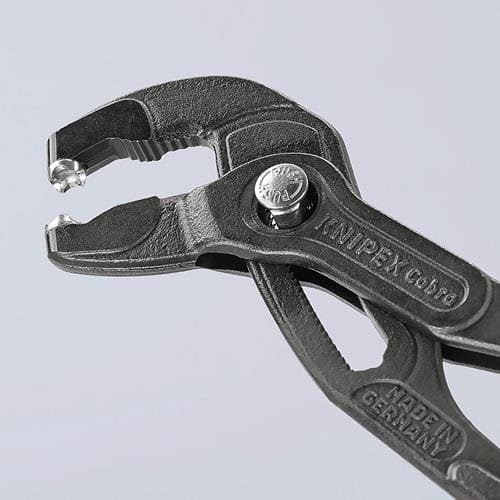 KNIPEX Schlauchschellenzange Gesamt-L.180mm Kopf grau atram.Ku.-Überzug KNIPEX
