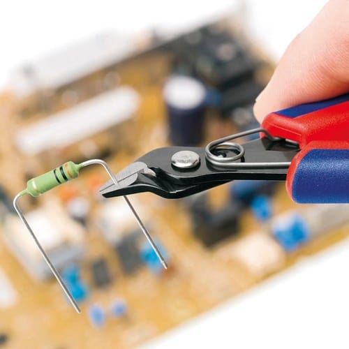 KNIPEX Elektronik-Seitenschneider Super-Knips® L.125mm Spezialwerkzeugstahl brün.KNIPEX
