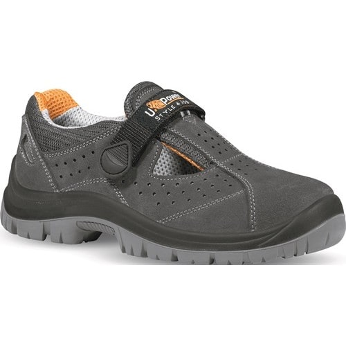 U.POWER Sicherheitssandale MAGIC Gr.40 W.11 grau Leder S1PL FO SR U.POWER