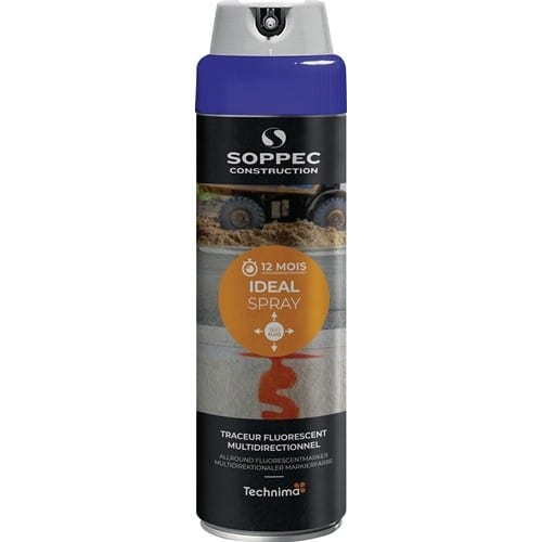 SOPPEC Markierungsspray IDEAL neonblau 500ml Spraydose SOPPEC