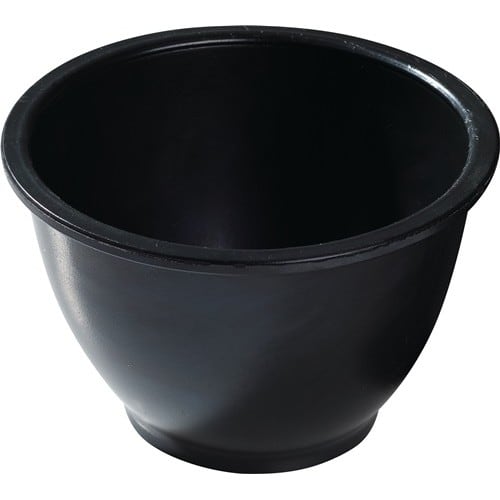 Nordwest Gipsbecher H.90mm D.oben:125/unten:60mm kon.Gum.schwarz